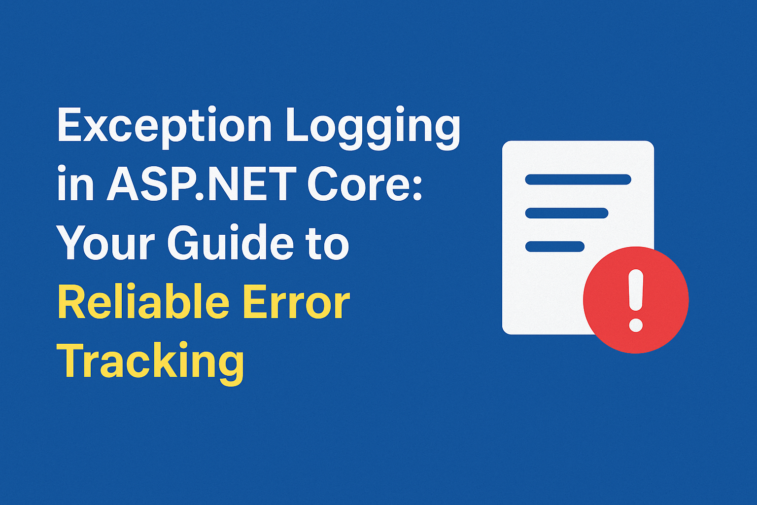 Exception logging in Asp.net core
